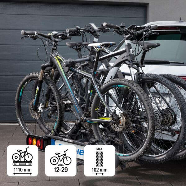 FISCHER Kupplungs-Fahrradträger ProlineEvo 3